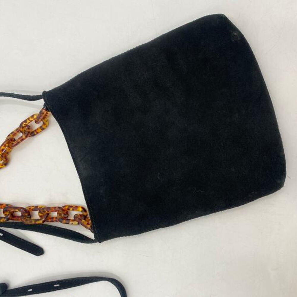 Madewell Slim Brooklyn Crossbody Bag Suede Black - Picture 4 of 9